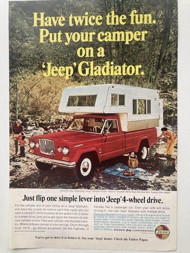 1966 jeep gladiator - gladiator, ad